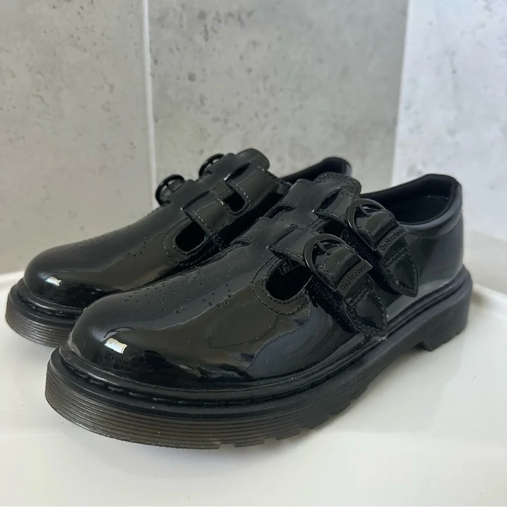 Dr. Martens Kids Black Patent Dress Shoes Size 3